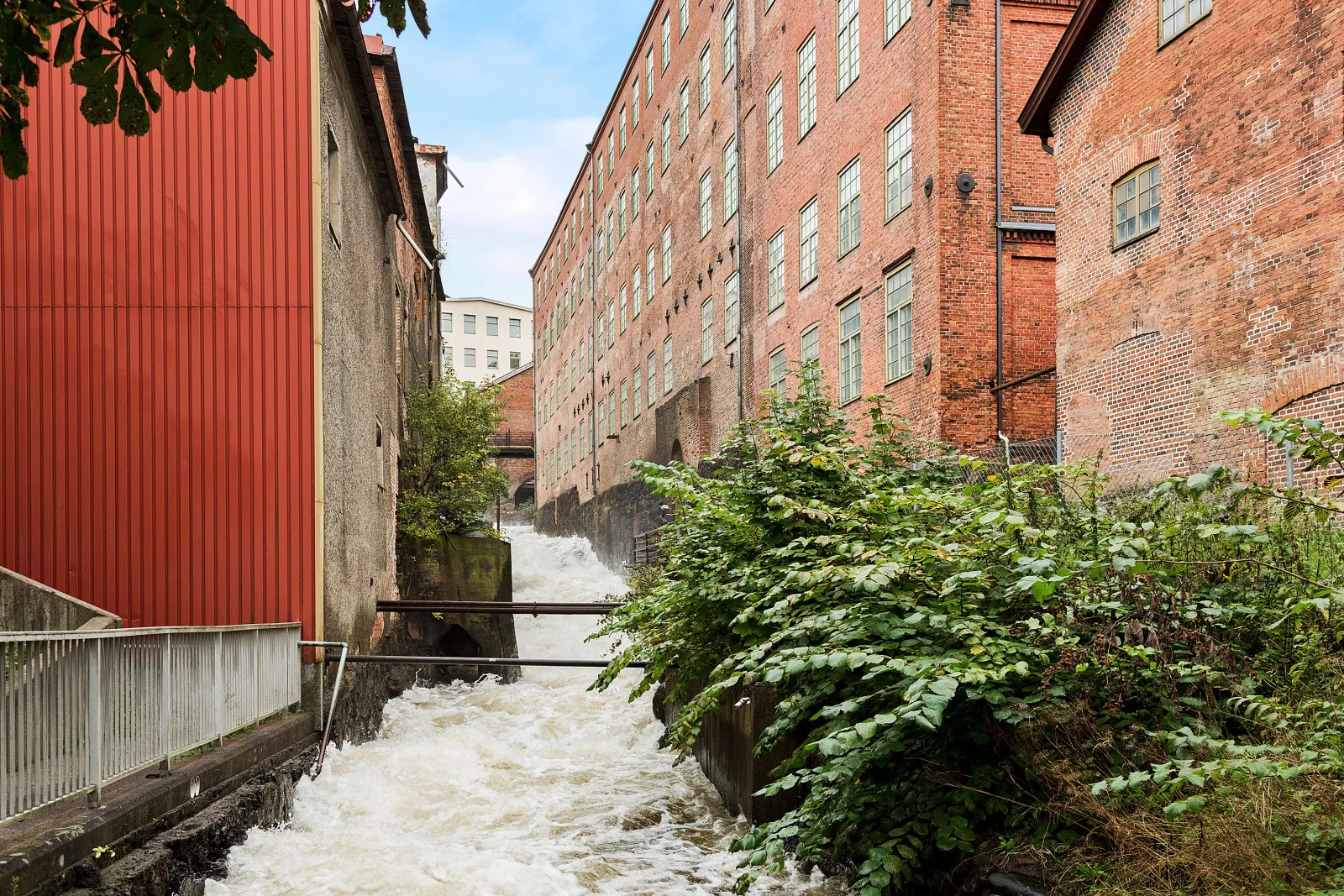 The waterfalls at Kvarnbyn